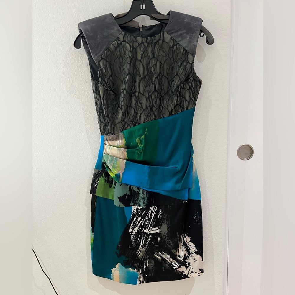 Black Halo mini dress